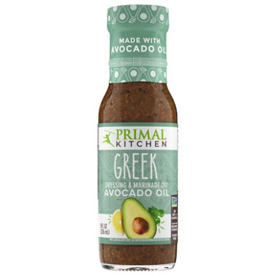 Primal Kitchen Greek Vinaigrette & Marinade - 8 Oz - Image 1