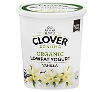 Clover Sonoma Vanilla Lowfat Yogurt - 32 Oz