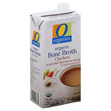 O Organics Organic Broth Bone Chicken - 32 Oz - Image 1