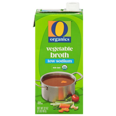 O Organics Broth Low Sodium Vegetable - 32 Oz - Image 1