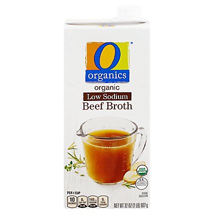 O Organics Organic Broth Low Sodium Beef - 32 Oz - Image 3