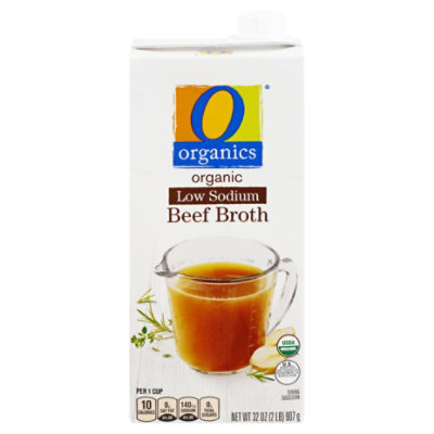 O Organics Organic Broth Low Sodium Beef - 32 Oz - Image 4