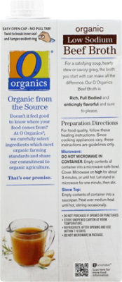 O Organics Organic Broth Low Sodium Beef - 32 Oz - Image 7