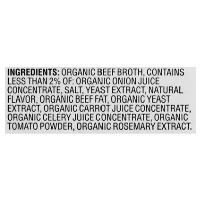 O Organics Organic Broth Low Sodium Beef - 32 Oz - Image 6