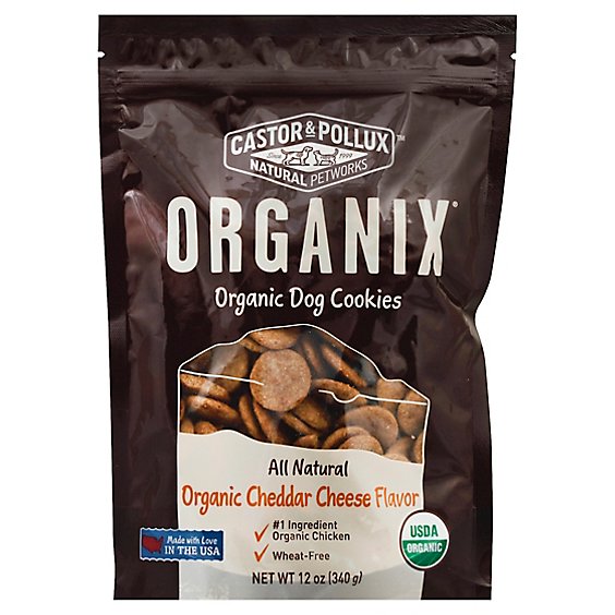 Castor and Pollux Organix Cheddar Dog Treats Castor and Pollux Organix Cheddar Dog Treats