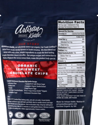 Artisan Kettle Morsels Organic Chocolate Semisweet - 10 Oz - Image 5