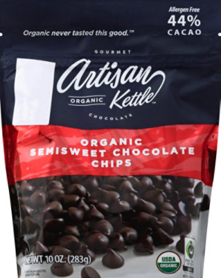 Artisan Kettle Morsels Organic Chocolate Semisweet - 10 Oz - Image 2