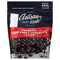 Artisan Kettle Morsels Organic Chocolate Semisweet - 10 Oz - Image 1