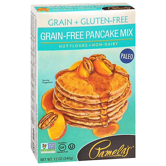 Pamelas Mix Pancake Grn Free - 12  Oz