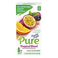Crystal Light Pure Tropical Blend Powdered Drink Mix On the Go Packets - 7 Count - Image 3
