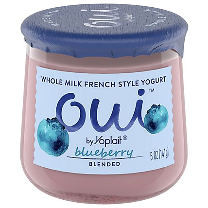 Yoplait Oui Yogurt French Style Blueberry - 5 Oz - Image 3