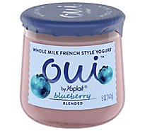 Yoplait Oui Yogurt French Style Blueberry - 5 Oz