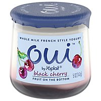 Yoplait Oui Yogurt French Style Black Cherry - 5 Oz - Image 1