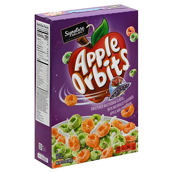 Signature Select Cereal Apple Orbits - 12.2 Oz