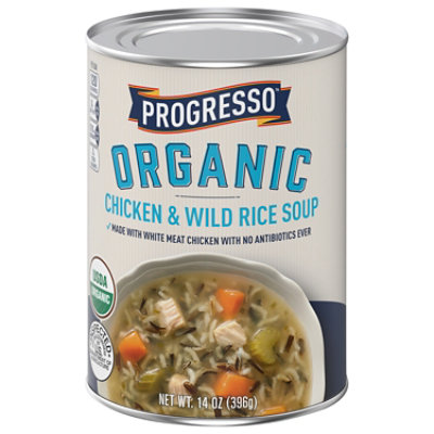 Progresso Organic Soup Chicken & Wild Rice - 14 Oz - Safeway