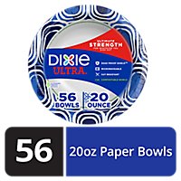 Dixie Ultra Paper Bowls Printed 20 Ounce - 56 Count - Image 1