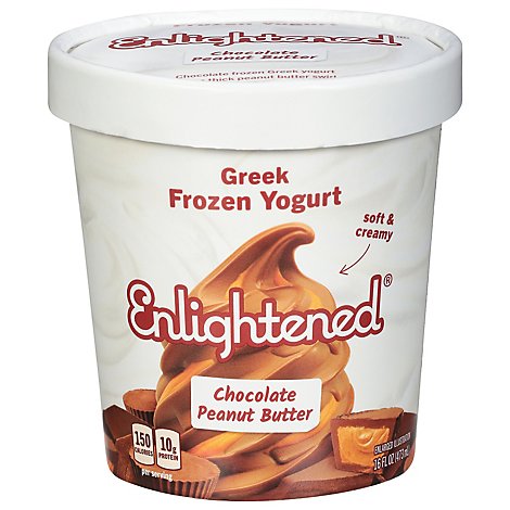 Enlightened Ice Cream Light Chocolate Peanut Butter 1 Pint - 473 Ml