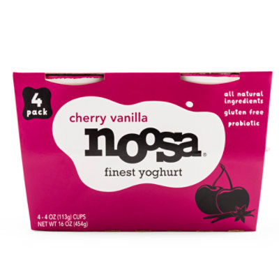 Noosa Yoghurt Finest Cherry Vanilla Pack - 4-4 Oz