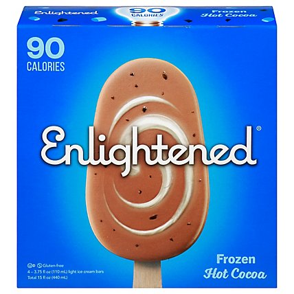 Enlightened Ice Cream Bars Light Frozen Hot Cocoa - 4-3.75 Fl. Oz. - Image 3