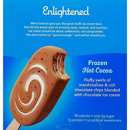 Enlightened Ice Cream Bars Light Frozen Hot Cocoa - 4-3.75 Fl. Oz. - Image 6