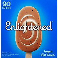 Enlightened Ice Cream Bars Light Frozen Hot Cocoa - 4-3.75 Fl. Oz. - Image 2