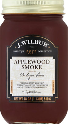 J Wilbur Applewood Bbq Sauce - 18 Oz - Image 2