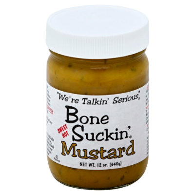 Bone Suckin Sauce Sweet Hot Mustard Bbq Sauce - 12 Oz - Image 1