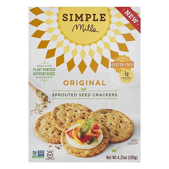 Simple Mi Crackers Orgnl Sprtd Seed - 4.25 Oz