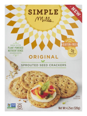 Simple Mi Crackers Orgnl Sprtd Seed - 4.25 Oz