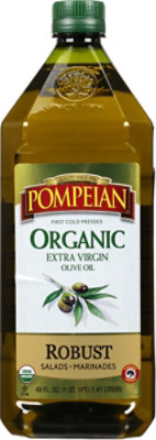 Pompeian Extra Virgin Olive Oil Organic - 48 Fl. Oz. - Image 2