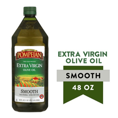 Pompeian Extra Virgin Olive Oil Smooth - 48 Fl. Oz.