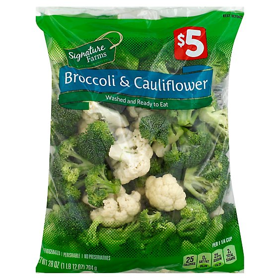 Signature Farms Broccoli Cauliflower - 28 Oz