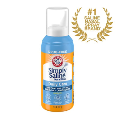 ARM & HAMMER Simply Saline Adult Nasal Mist - 4.25 Fl. Oz. - Image 2