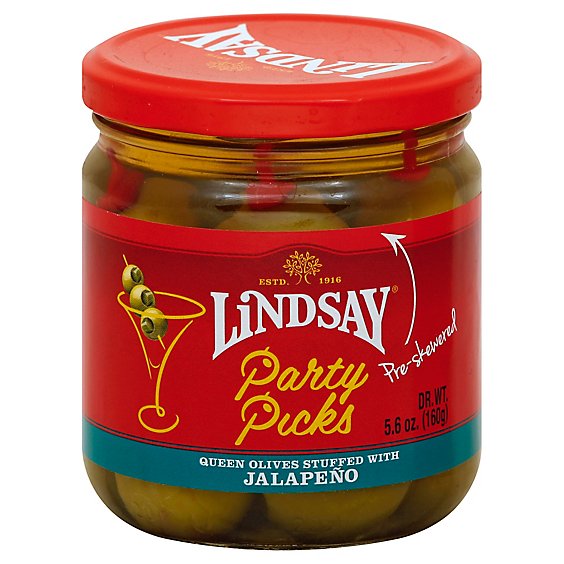 Lindsay Party Picks Queen Stuffed With Jalapeno - Each