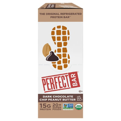 Perfect Bar Gluten-Free Dark Chocolate Chip Peanut Butter Refrigerated Protein Bar - 2.3 Oz - Image 1