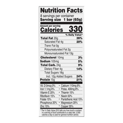 Perfect Bar Gluten-Free Dark Chocolate Chip Peanut Butter Refrigerated Protein Bar - 2.3 Oz - Image 4