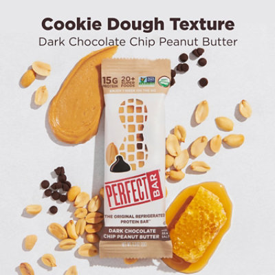 Perfect Bar Gluten-Free Dark Chocolate Chip Peanut Butter Refrigerated Protein Bar - 2.3 Oz - Image 3