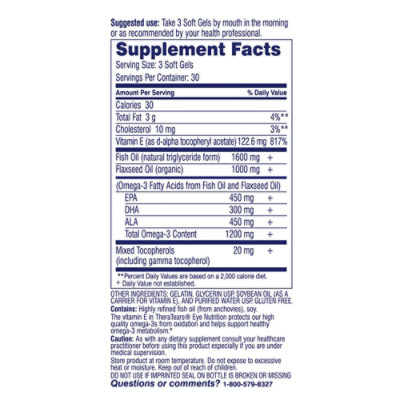 Thera Tears Nutrition - 90 Count - Image 4