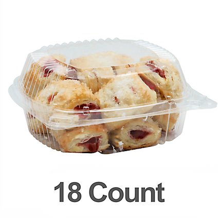 Bakery Pastry Bites Raspberry 18 Count - Each - Image 1