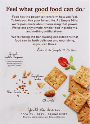 Simple Mills Crackers Almond Flour Sundried Tomato & Basil - 4.25 Oz - Image 6