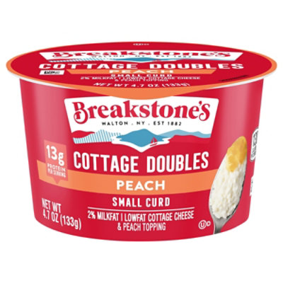 Breakstones Cottage Doubles Cottage Cheese And Fruit Peach - 4.7 Oz - Image 3