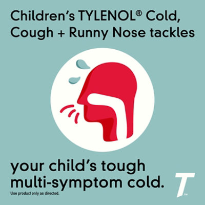 Tylenol Children Cough + Gold + Runny Nose Grape - 4 Fl. Oz. - Image 2