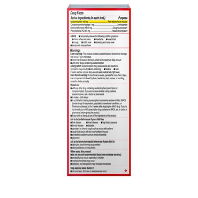 Tylenol Chld Pls Cld Mlt Grp - 4 Fl. Oz. - Image 5