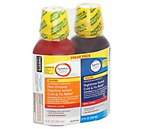 Signature Care Severe Cold & Flu Relief Daytime & Nighttime Twin Pack - 2-12 Fl. Oz.