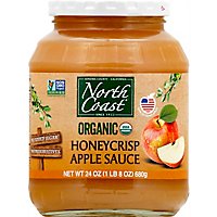 North Coast Organic Apple Sauce Honey Crisp - 24 Oz - Image 2