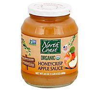 North Coast Organic Apple Sauce Honey Crisp - 24 Oz