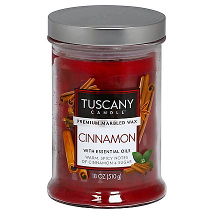 Lan Cndl 18z Tuscny Cinnamon - 18 Oz - Image 1