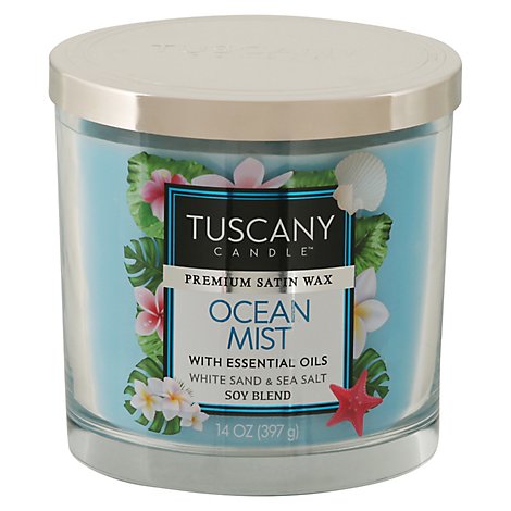 Tuscany Jar Candl Oceanmst - 14 Oz