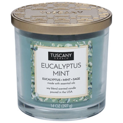Tuscany Jar Eucalypts Mint - 14 Oz - Image 1