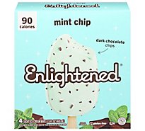 Enlightened Ice Cream Bars Light Mint Chip Swirl - 4-3.5 Fl. Oz.